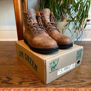 Jim Green Baobab Men's Brown Leather Boots